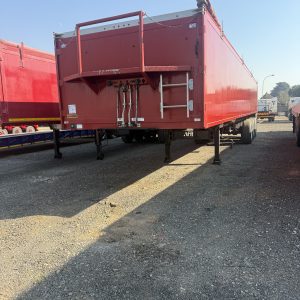2021 Afrit Tri-Axle Walking Deck Trailer